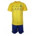 Cheap Al-Nassr Home Football Kit Children 2023-24 Short Sleeve (+ pants)